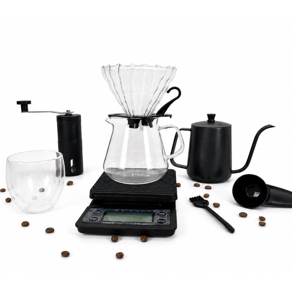 Kit v60 café de especialidad 9 piezas